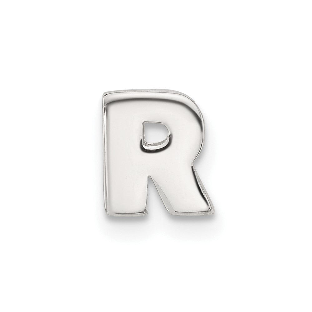 Sterlingsilber E-coated Buchstabe R Anhänger Charm