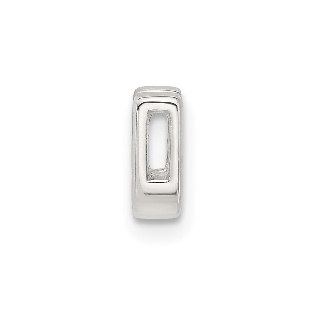 Sterlingsilber E-coated Buchstabe U Anhänger Charm