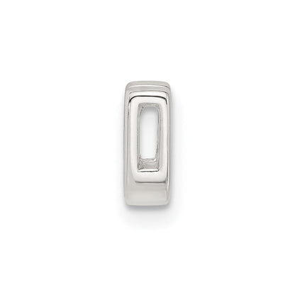 Sterlingsilber E-coated Buchstabe U Anhänger Charm