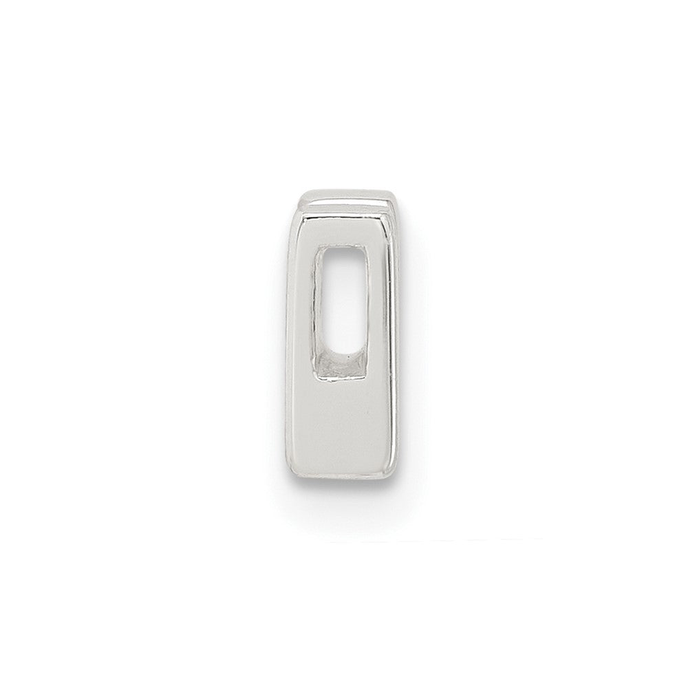 Sterlingsilber E-coated Buchstabe V Anhänger Charm