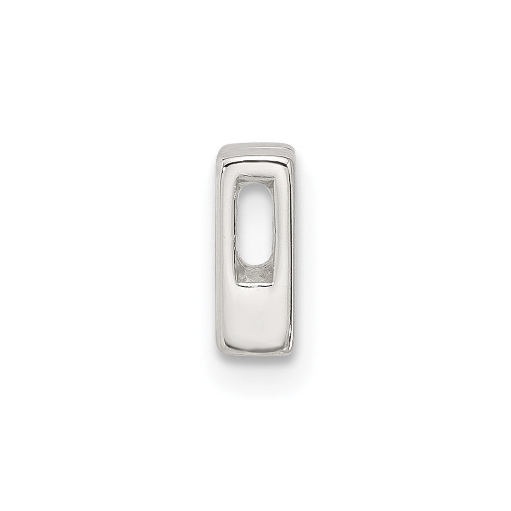 Sterlingsilber E-coated Buchstabe W Anhänger Charm