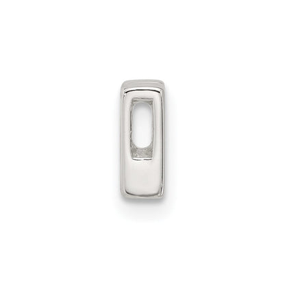 Sterlingsilber E-coated Buchstabe W Anhänger Charm