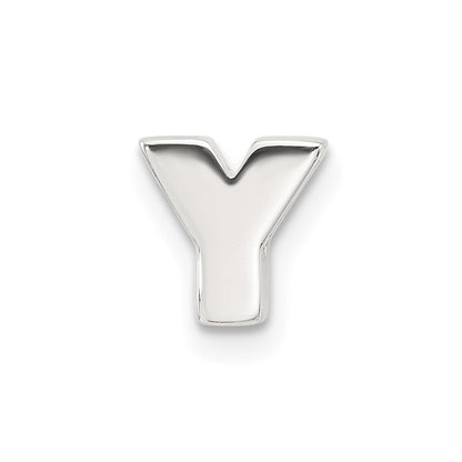 Sterlingsilber E-coated Buchstabe Y Anhänger Charm