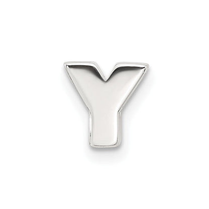 Sterlingsilber E-coated Buchstabe Y Anhänger Charm