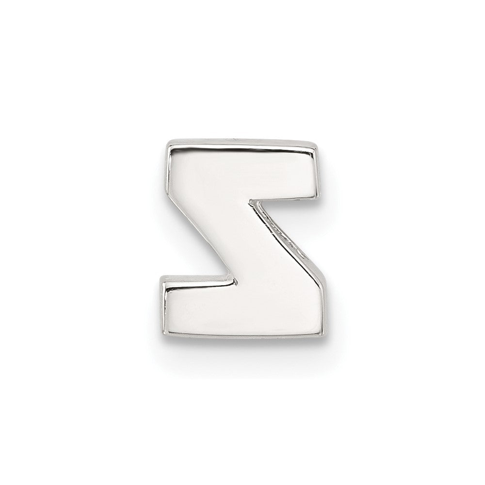 Sterlingsilber E-coated Buchstabe Z Anhänger Charm