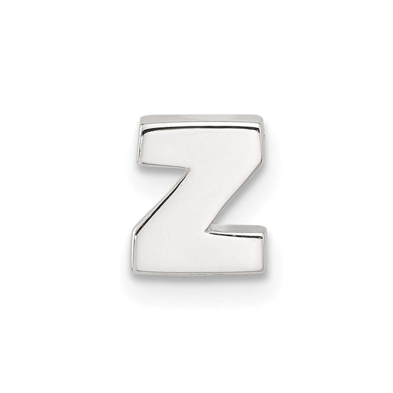 Sterlingsilber E-coated Buchstabe Z Anhänger Charm