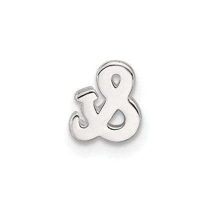 Sterlingsilber E-coated Ampersand und & Symbol Anhänger Charm