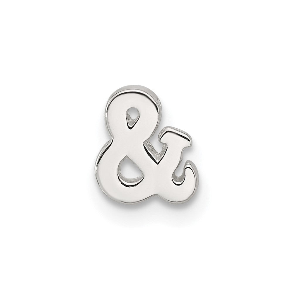 Sterlingsilber E-coated Ampersand und & Symbol Anhänger Charm