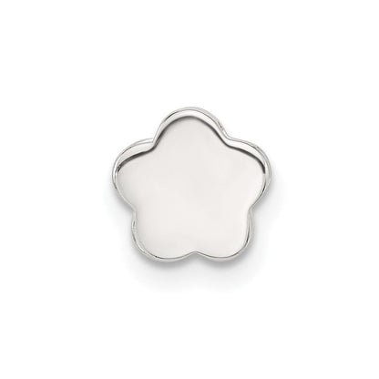 Sterlingsilber E-coated Blume Anhänger Charm