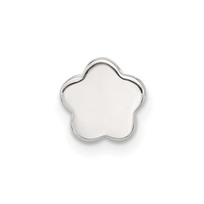 Sterlingsilber E-coated Blume Anhänger Charm