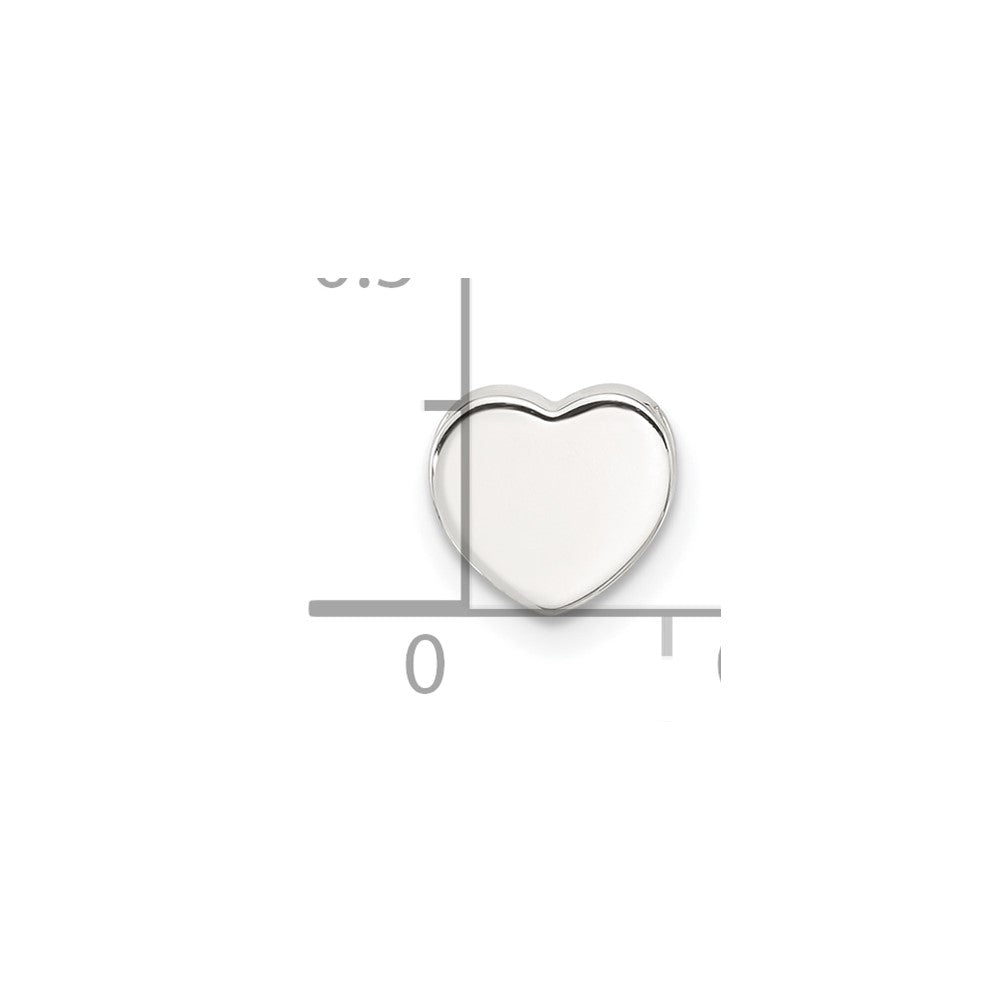 Sterlingsilber E-coated Herz Anhänger Charm