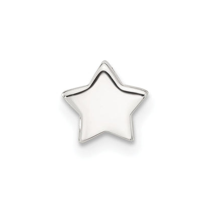 Sterlingsilber E-coated Stern Anhänger Charm