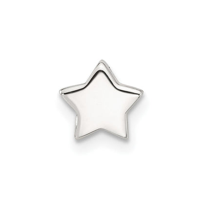 Sterlingsilber E-coated Stern Anhänger Charm