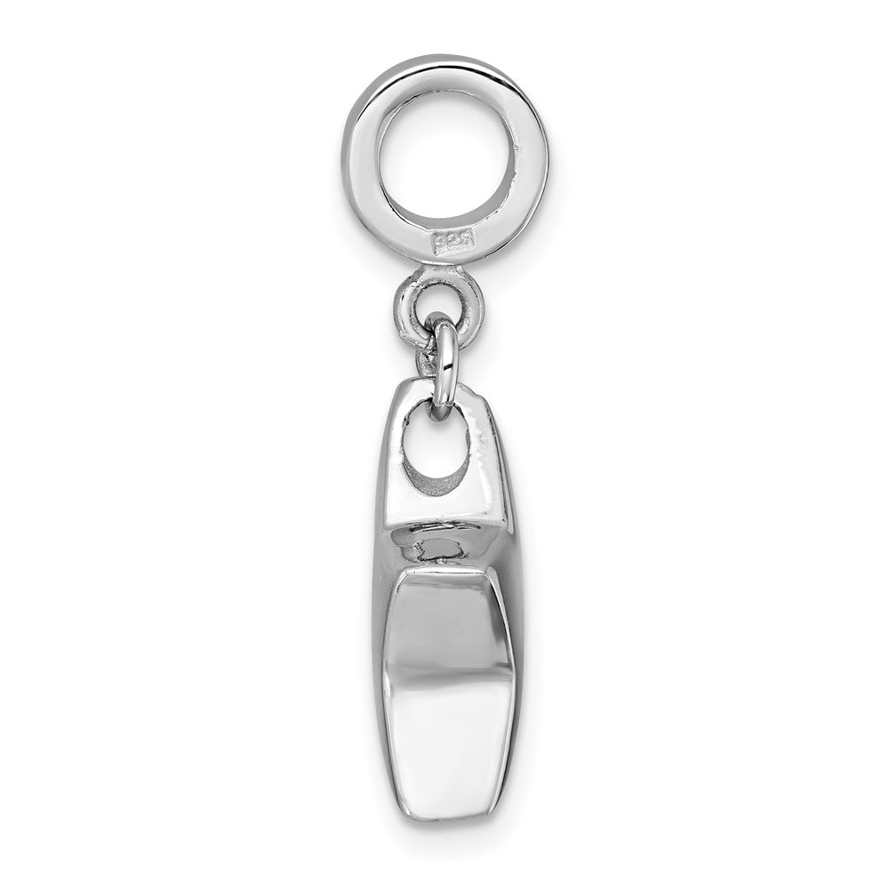 Sterlingsilber Rhodiniert Poliert Stern Ash Halter Perle/pendant