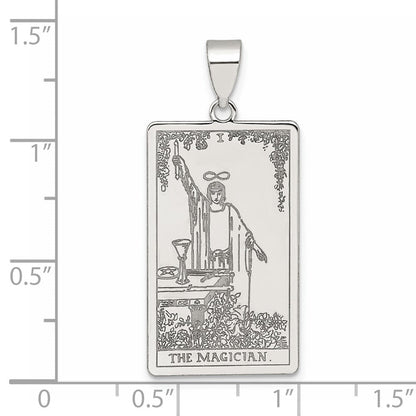 Sterlingsilber The Magician Tarot Card Anhänger