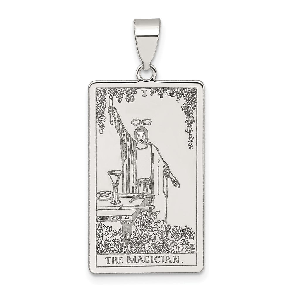 Sterlingsilber The Magician Tarot Card Anhänger