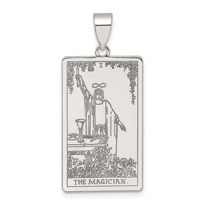 Sterlingsilber The Magician Tarot Card Anhänger