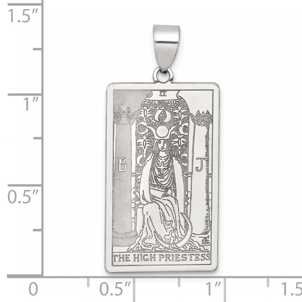Sterlingsilber The Hoch Priestess Tarot Card Anhänger