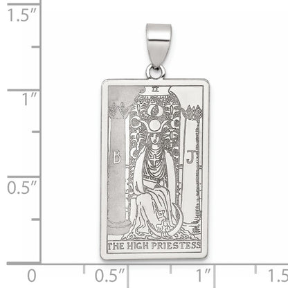 Sterlingsilber The Hoch Priestess Tarot Card Anhänger