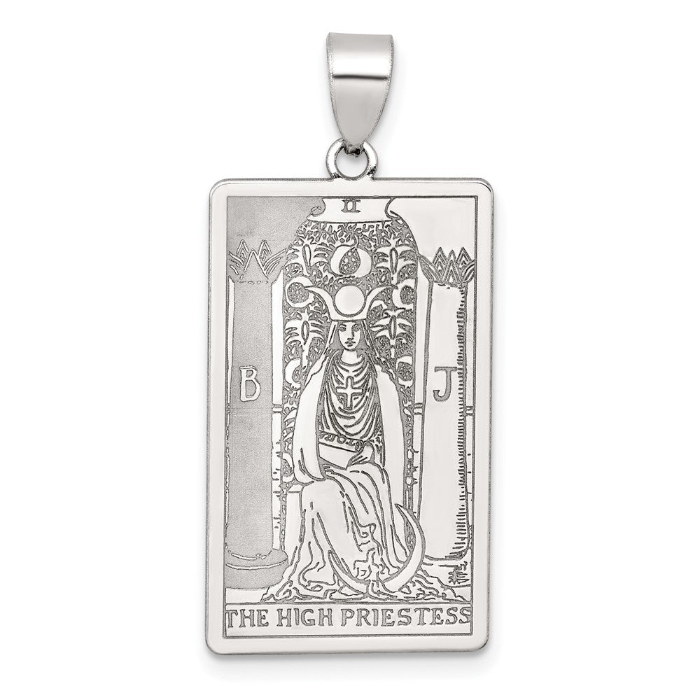 Sterlingsilber The Hoch Priestess Tarot Card Anhänger