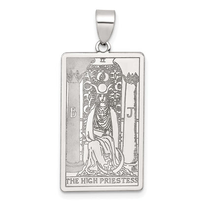 Sterlingsilber The Hoch Priestess Tarot Card Anhänger