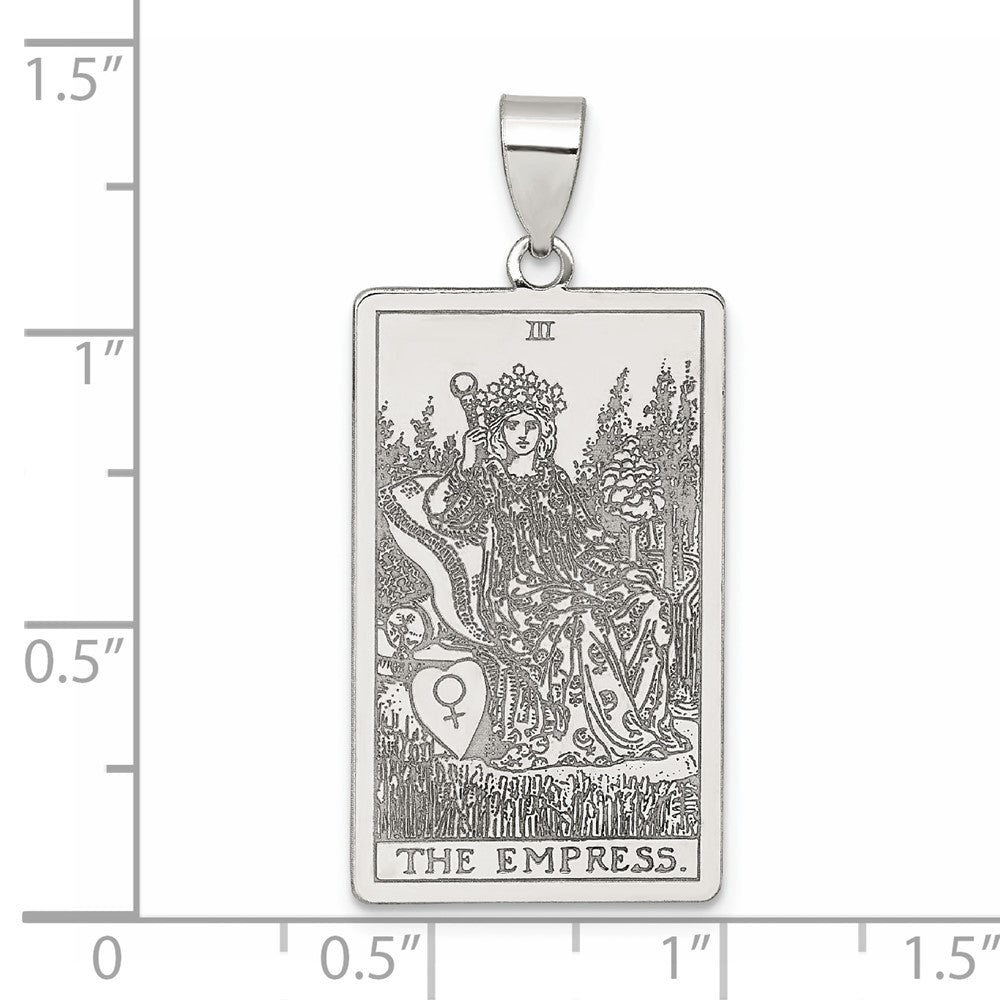 Sterlingsilber The Empress Tarot Card Anhänger