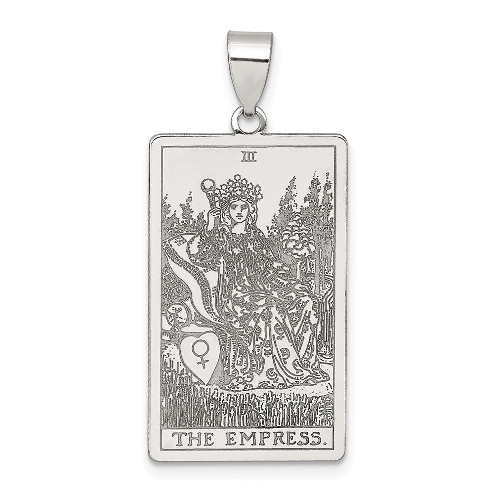 Sterlingsilber The Empress Tarot Card Anhänger