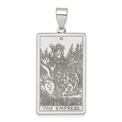 Sterlingsilber The Empress Tarot Card Anhänger