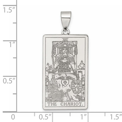 Sterlingsilber The Chariot Tarot Card Anhänger