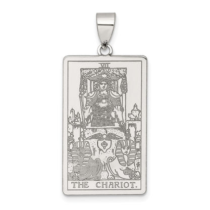 Sterlingsilber The Chariot Tarot Card Anhänger