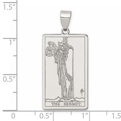 Sterlingsilber The Hermit Tarot Card Anhänger