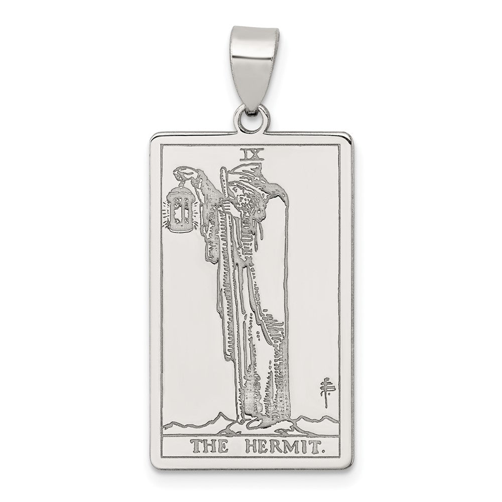 Sterlingsilber The Hermit Tarot Card Anhänger