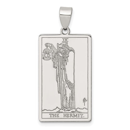 Sterlingsilber The Hermit Tarot Card Anhänger
