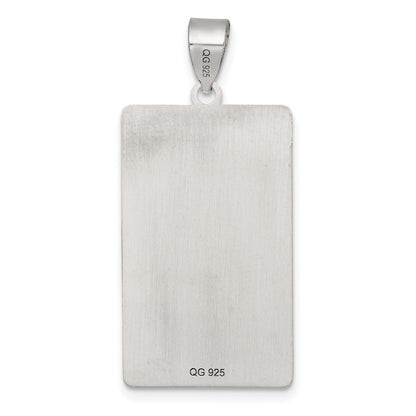 Sterlingsilber Justice Tarot Card Anhänger