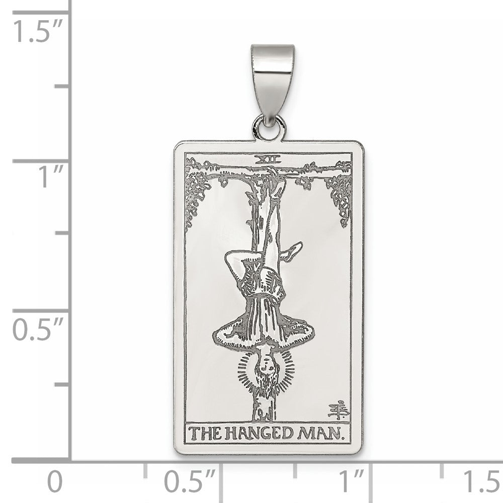 Sterlingsilber The Hanged Man Tarot Card Anhänger