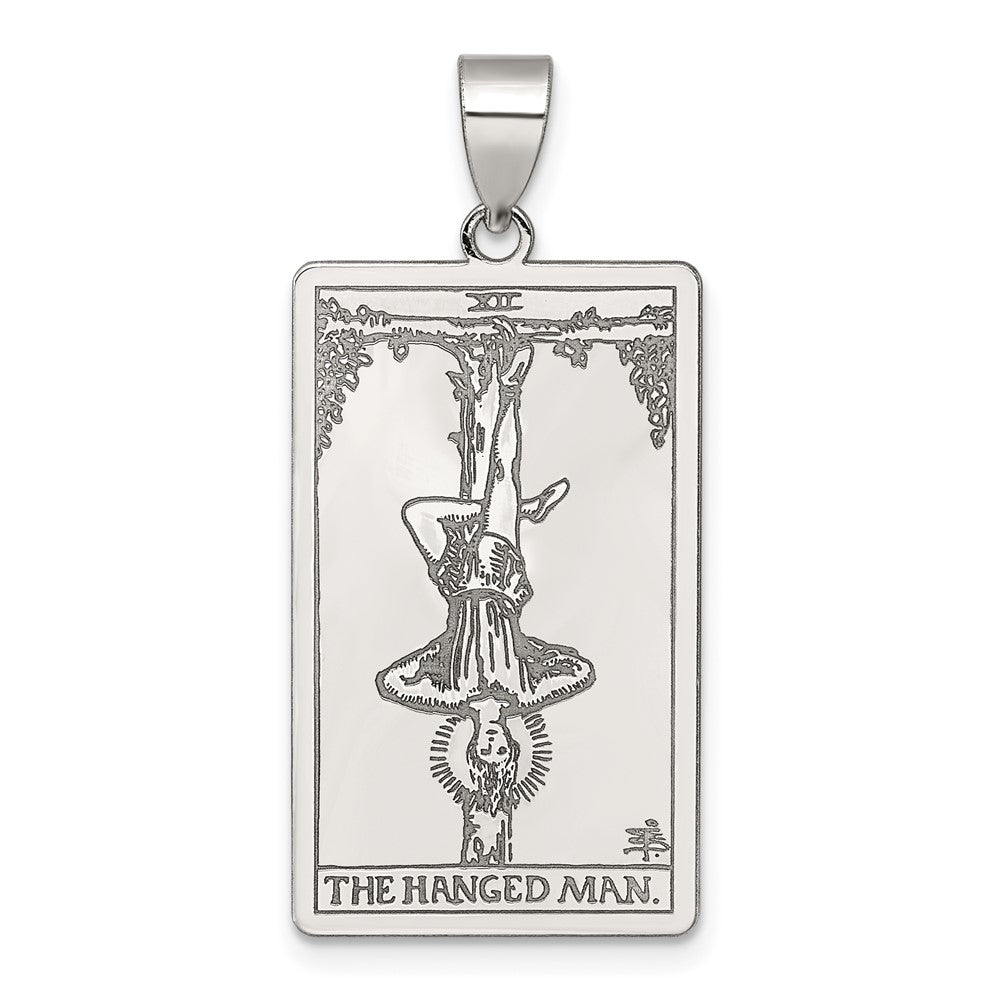 Sterlingsilber The Hanged Man Tarot Card Anhänger