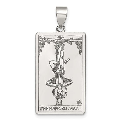 Sterlingsilber The Hanged Man Tarot Card Anhänger