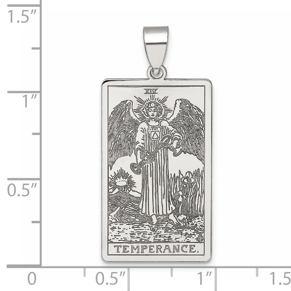 Sterlingsilber Temperance Tarot Card Anhänger