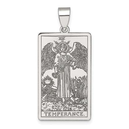 Sterlingsilber Temperance Tarot Card Anhänger