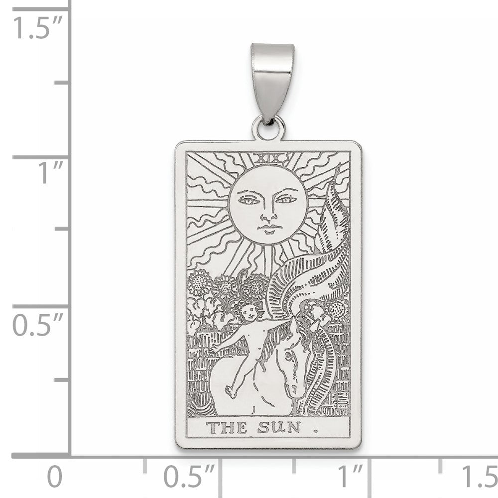 Sterlingsilber The Sonne Tarot Card Anhänger
