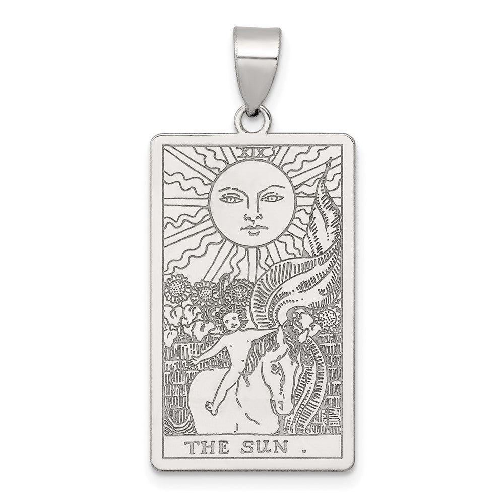Sterlingsilber The Sonne Tarot Card Anhänger