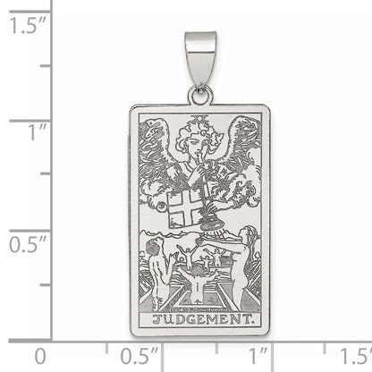 Sterlingsilber Judgement Tarot Card Anhänger