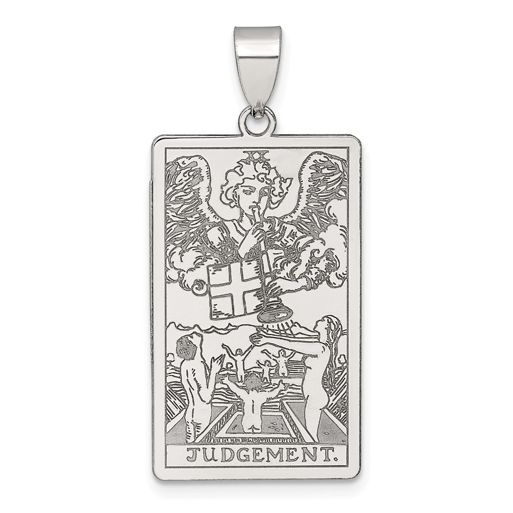 Sterlingsilber Judgement Tarot Card Anhänger