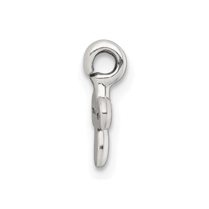 Sterlingsilber Poliert und Antikisiert Fantasie Charm