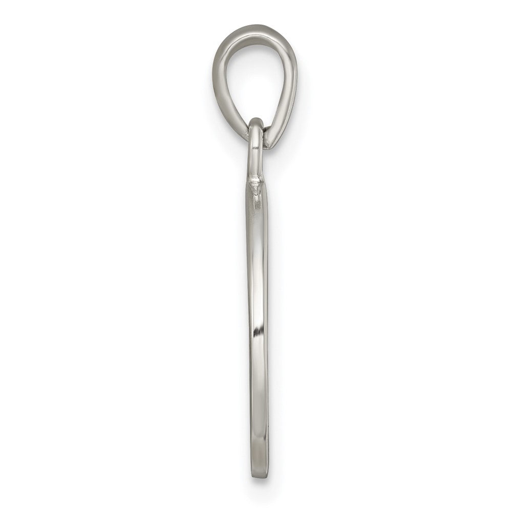Sterlingsilber Poliert Emaille Geschenk From God Kreuz Plättchen Anhänger