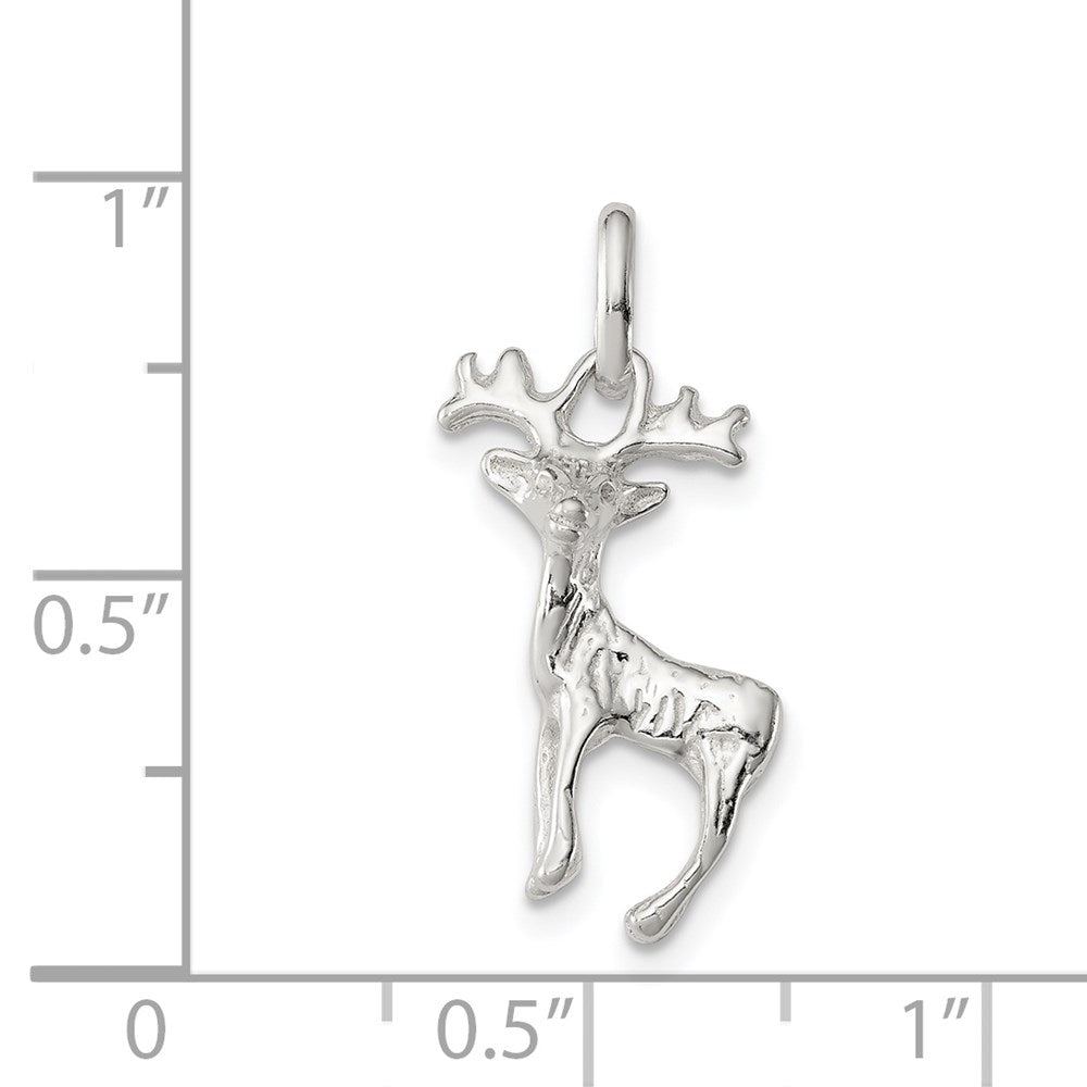 Sterlingsilber Hirsch Charm