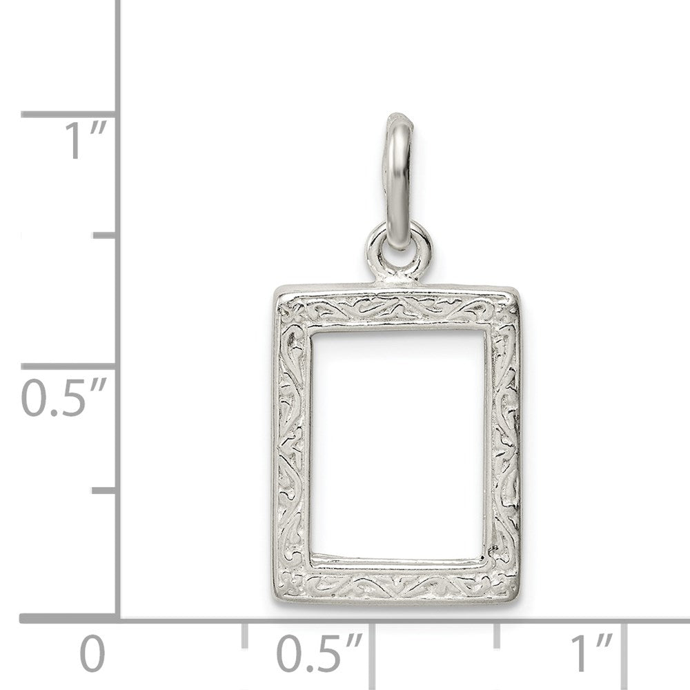 Sterlingsilber Picture Rahmen Charm