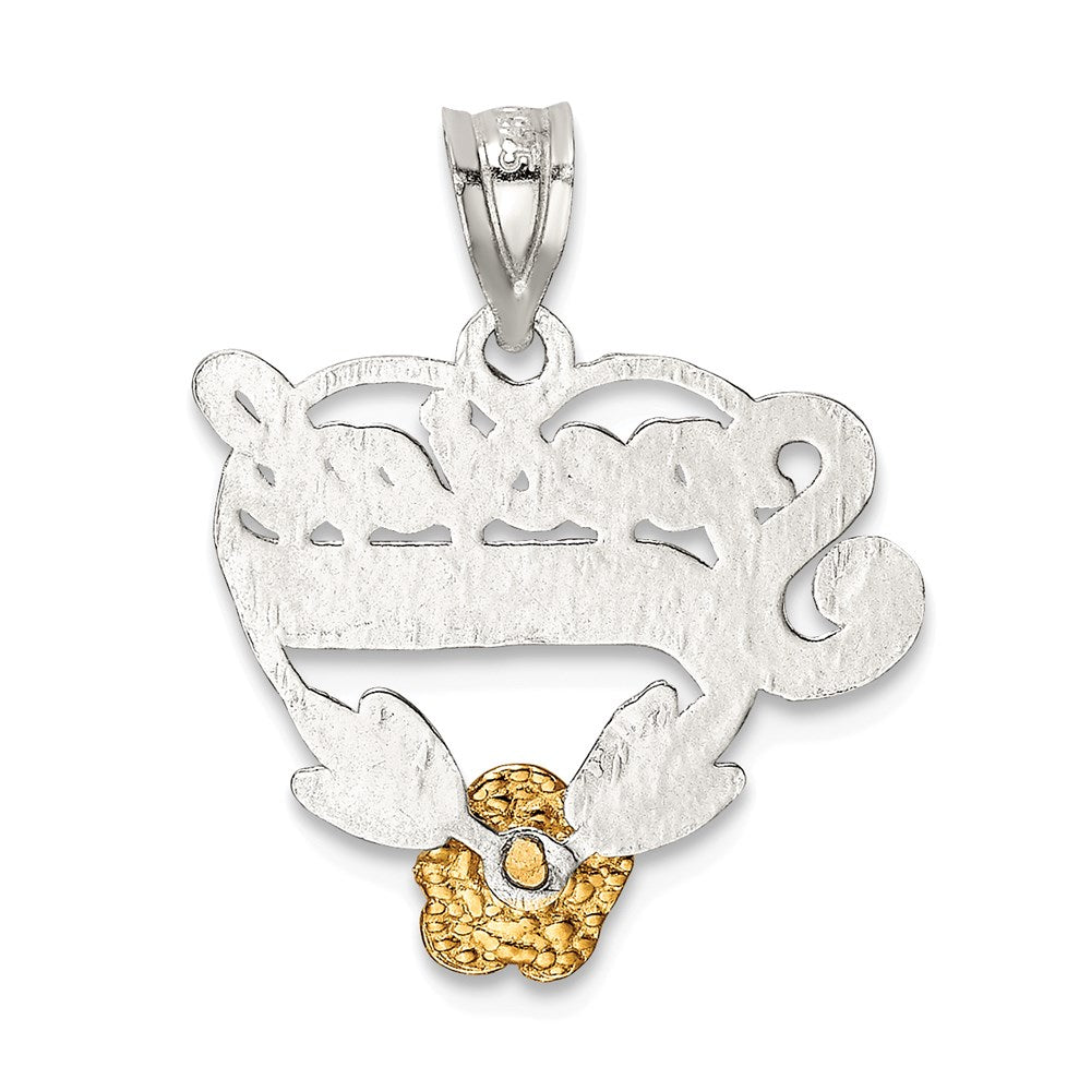 Sterlingsilber Special Freund Herz Charm