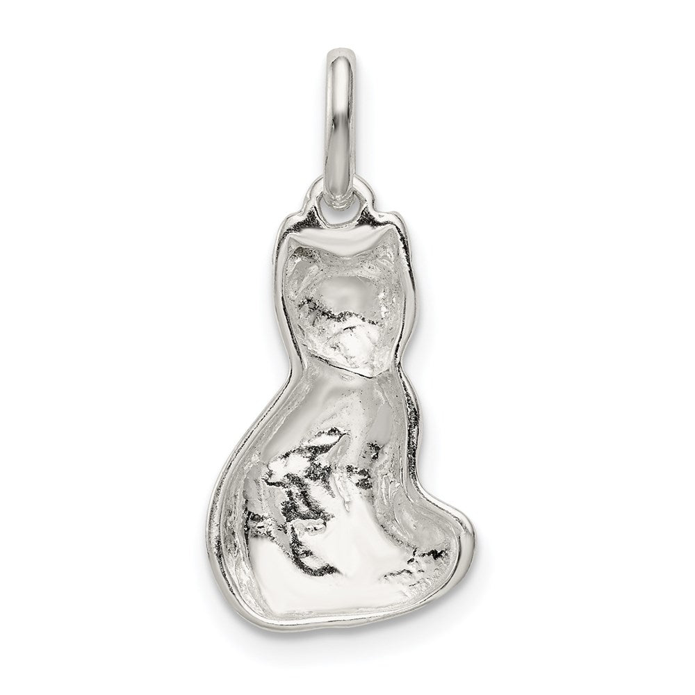 Sterlingsilber Katze Charm