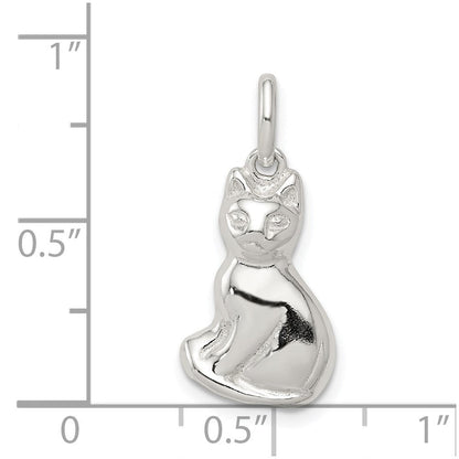 Sterlingsilber Katze Charm